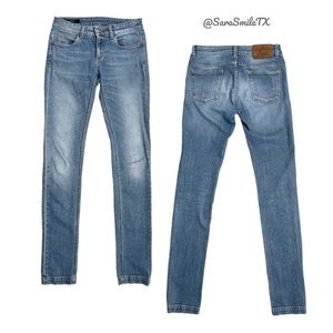 GUCCI - New Legging - Authentic Vintage Light-Wash Low-Rise Skinny Jeans